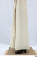  Photo Woman in historical Wedding dress 1 Historical Clothing Wedding dress beige leg lower body 0003.jpg